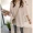 Phụ nữ mang thai mùa hè 2019 phiên bản mới của Hàn Quốc mặc áo thun dài tay ngắn áo thun rộng kích thước lớn màu trắng - Áo thai sản