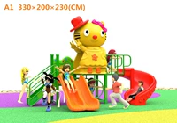 Горка для детского сада, уличная пластиковая игрушка для парков развлечений