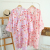 Của phụ nữ bông gạc nightdress cardigan mỏng đồ ngủ áo choàng Nhật Bản phong cách beauty salon kimono áo choàng tắm dịch vụ nhà kích thước lớn Night Robe