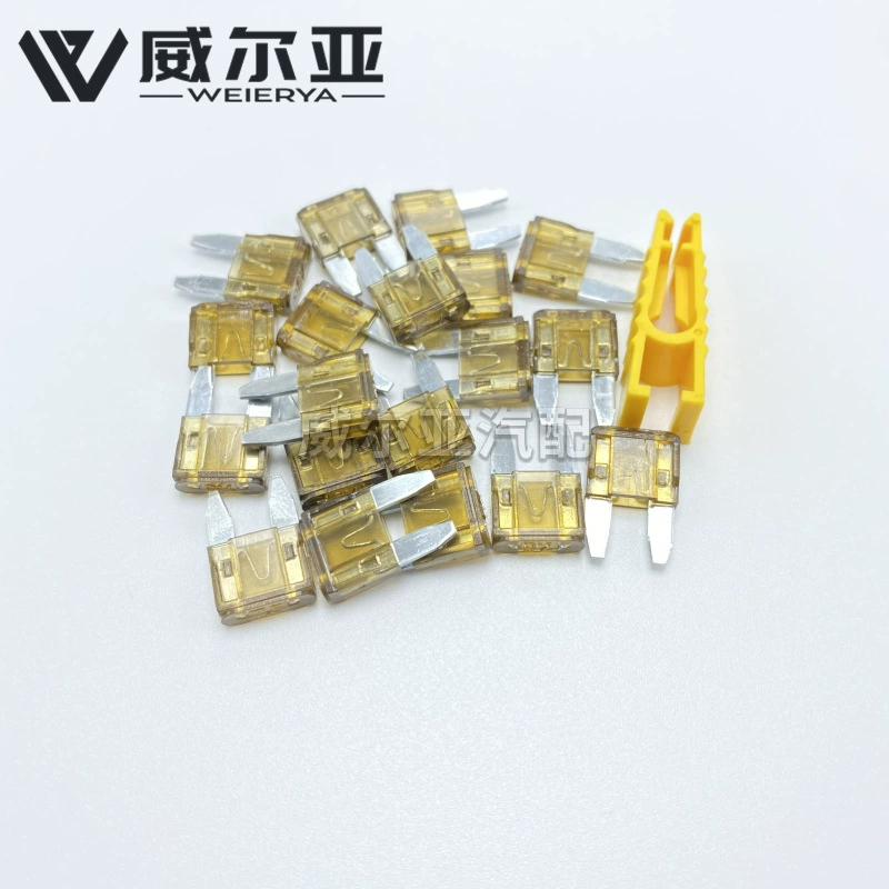 cầu chì omega Ống cầu chì ô tô lắp ô tô mini cỡ vừa nhỏ 5A 10A 15A 20A 25A 30A 40A cầu chì sứ cầu chì 100a 