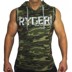 Cơ bắp tập thể dục mùa hè loại của nam giới chạy đào tạo vest hoodie stretch thở slim trùm đầu bông vest Áo vest cotton