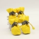 Хлопковая обувь желтая