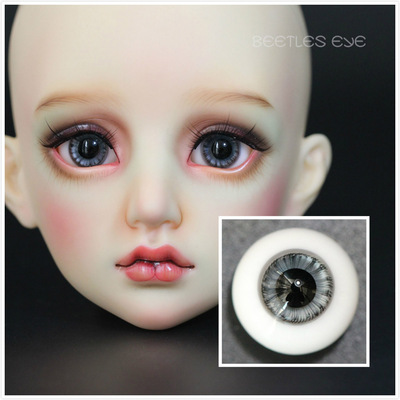 taobao agent [Beetles] BJD baby hand-made glass-eye bead H-16 Real Wind Black Eyes Popular HOT
