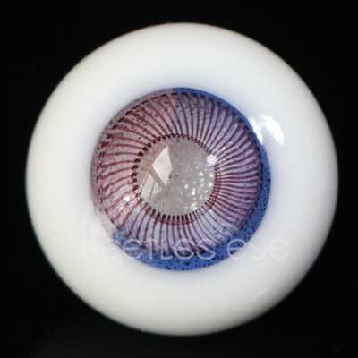 taobao agent [Special offer] BJD handmade glass eye beads fantasy, colorful gradient pink purple gradient R-16