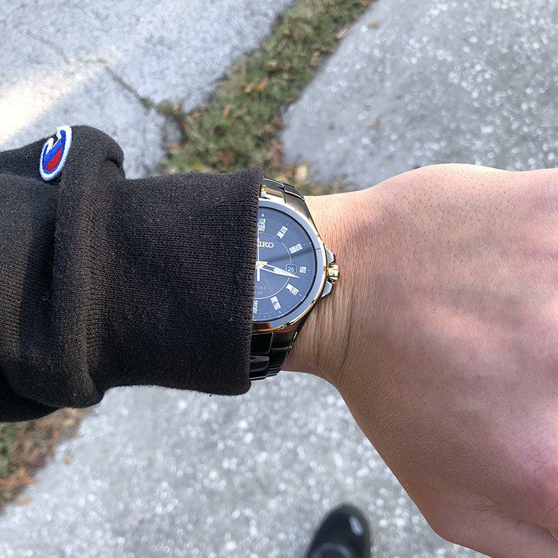 Seiko 精工 Coutura系列 SNE506 镶钻 太阳能男式手表 ￥1576.84秒杀