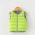 Áo vest cho bé mùa thu và mùa đông dày cho bé Bộ đồ vest để giữ ấm cho bé - Áo ghi lê Áo ghi lê