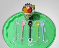 5 цветной длинной ложки Spoon Independent Mix и Match Color 100