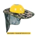 mũ công nhân xây dựng Mũ bảo hộ chống nắng có quạt làm mát tốc độ cao nón bảo hộ điều hòa chống say nắng vào mùa hè mũ bảo hộ cov 