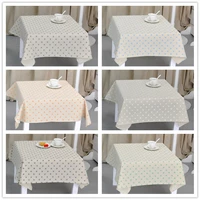 Cotton linen nghệ thuật phong cách mộc mạc khăn trải bàn vuông khăn trải bàn vuông bảng bàn cà phê vải IKEA khăn trải bàn vải khăn trải bàn đẹp