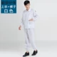 Quần áo làm việc không bụi quần áo sạch màu xanh trắng thoáng khí cho nam xưởng thực phẩm phun sơn bảo vệ quần áo tĩnh chống bụi cho nữ