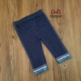 Được xuất khẩu sang Châu Âu và Hoa Kỳ Quần legging cotton giả cotton cho bé gái Quần jeans bé gái chín quần 0-1-3-6 tuổi - Quần jean shop quần áo trẻ em đẹp