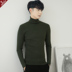 Mùa thu và mùa đông cơ sở áo len cao cổ áo len nam Hàn Quốc phiên bản của xu hướng của sinh viên phong cách Harajuku Slim cá tính áo len nam dài cổ áo Áo len cổ tròn