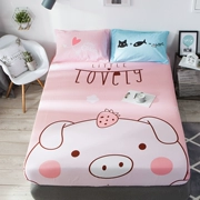 Bao Na Si giường đơn cotton cotton chống bụi trải giường 1,5 m 1,8 nệm Simmons bảo vệ trải giường - Trang bị Covers