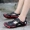 Giày lỗ nam 2019 mùa hè cá tính mới Baotou dép nam thể thao ngoài trời lội giày câu cá cỡ lớn thủy triều - Sandal