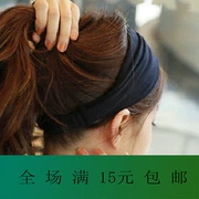 New Korea headband rộng đầu phiên bản Hàn Quốc của màu rắn rộng vành bông tóc ban nhạc thể thao headband phụ kiện tóc tiara phụ nữ headband