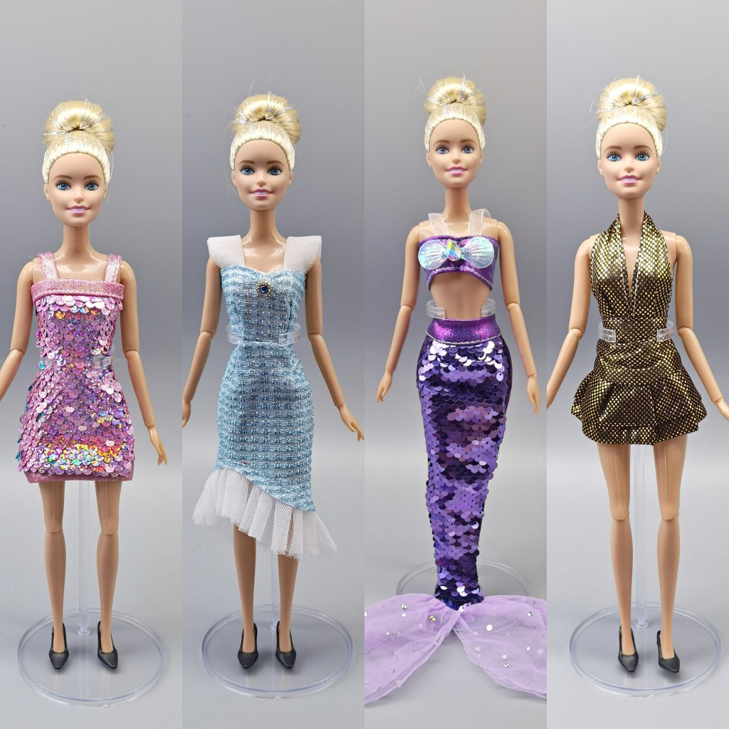 2021芭芘30巴比娃娃衣服时装短裙休闲礼服时尚换装女孩玩具29cm-阿里巴巴