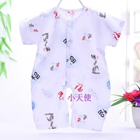 Комбинезон из хлопкового шелка с короткими рукавами Jixiangfu