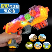 Реалистичный игрушечный пистолет со светомузыкой, электрическая музыкальная модель пистолета для мальчиков, имитационное моделирование для детей, 3-6 лет