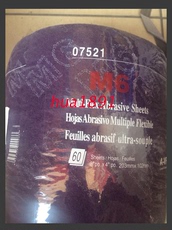 Наждачная бумага M6 промышленные абразивные губки