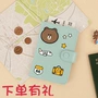 Hàn quốc Dòng gấu đa chức năng gói thẻ tài liệu gói giữ vé hộ chiếu bảo vệ vượt qua vượt qua bộ clip dễ thương túi đựng giấy tờ cá nhân