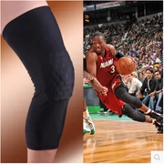 Bóng rổ chính hãng NBA Kobe PRO tổ ong sụp đổ miếng đệm đầu gối thể thao bảo vệ cánh tay khuỷu tay đàn ông cộng với bóng đá dài điều dưỡng - Dụng cụ thể thao