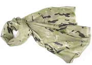Ngụy trang khăn chiến thuật khăn trùm đầu ngoài trời thoáng khí kem chống nắng mùa hè lưới khăn TC00001