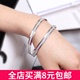 Châu âu và Mỹ thời trang matte bạc bracelet ladies cao cấp vòng đeo tay Hàn Quốc phiên bản của đồ trang sức sông và hồ quầy hàng trang sức cung cấp Vòng đeo tay Cuff