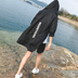 Mùa hè ngoài trời quần áo chống nắng nam giới và phụ nữ sinh viên Hàn Quốc áo khoác siêu mỏng thoáng khí phần dài loose trùm đầu da áo gió Áo gió