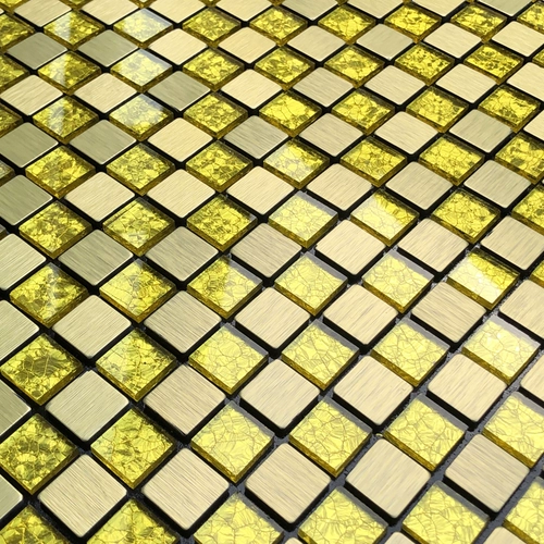 Стеклянная металлическая алюминиевая пластиковая мозаика самостоятельная плитка