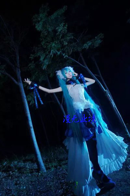 taobao agent Special Special Spot Seventh Dragon God 2020 Hatsune Miku Miku Cosplay clothing Blue Dragon God Miku