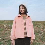 Reminiscence rừng văn học Harajuku gió áo len nữ mùa đông lỏng đoạn ngắn áo len dày ấm sinh viên