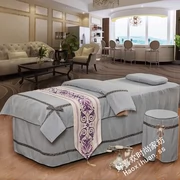 Châu Âu cao cấp bông denim bedspread vẻ đẹp giường massage bộ chăn có thể được tùy chỉnh thẩm mỹ viện - Trang bị tấm