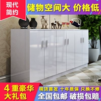 Kết hợp trắng maple bộ đồ ăn đa tầng tủ búp phê kệ di động tủ quần áo duy nhất tủ gỗ phân loại mẫu tủ giày dép bằng gỗ