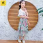 Thương hiệu cao cấp cho bé gái kiểu cổ Hanfu ăn mặc bé gái quần áo trẻ em bé siêu cổ tích trang phục công chúa hoa - Khác shop thời trang trẻ em