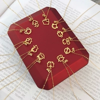 Оберег на день рождения, ожерелье, защитный амулет, бриллиантовая подвеска, браслет из красной нити, золото 750 пробы