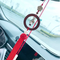 Автомобиль сандалового дерева, висящий красный (смола плодные шарики)