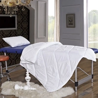 Vẻ đẹp bedspread là lõi siêu mềm lông nhung giường quilt massage salon tùy chỉnh điều hòa không khí là mùa hè mát mẻ là 	chăn bông mỏng	