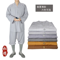 Xiangpai Short Gow Monk Monk Summer Summer's Women's Foam Gow, монах, монах, монах, Луохан Сяосонг, монашная одежда