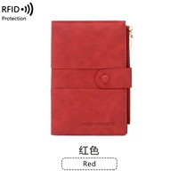 Красный чехол для паспорта, анти-кража