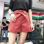 [2018 mùa thu mới 119 nhân dân tệ] thời trang mỏng quần sọt màu rắn MJ-529 quần short nữ lưng cao