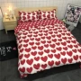 Mùa hè cô gái tim bốn mảnh thiết lập 2 m quilt cover 1.8 m giường đơn giường sinh viên ký túc xá 1.5 m ba mảnh bộ chăn gối nous