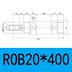 ROB/ROA/ROC khoan 20 xi lanh thủy lực tròn mini 20*50 100*150 200 250 300 ben thủy lực 2 chiều Xy lanh thủy lực