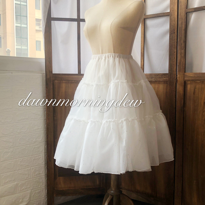 taobao agent Morning Xi and Chaolu A -shaped Puff Skirt 50cm Middle Porch