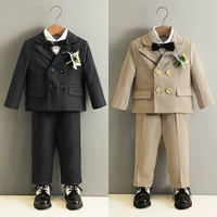 Детский классический костюм для мальчиков, детское осеннее свадебное платье, наряд на выход
