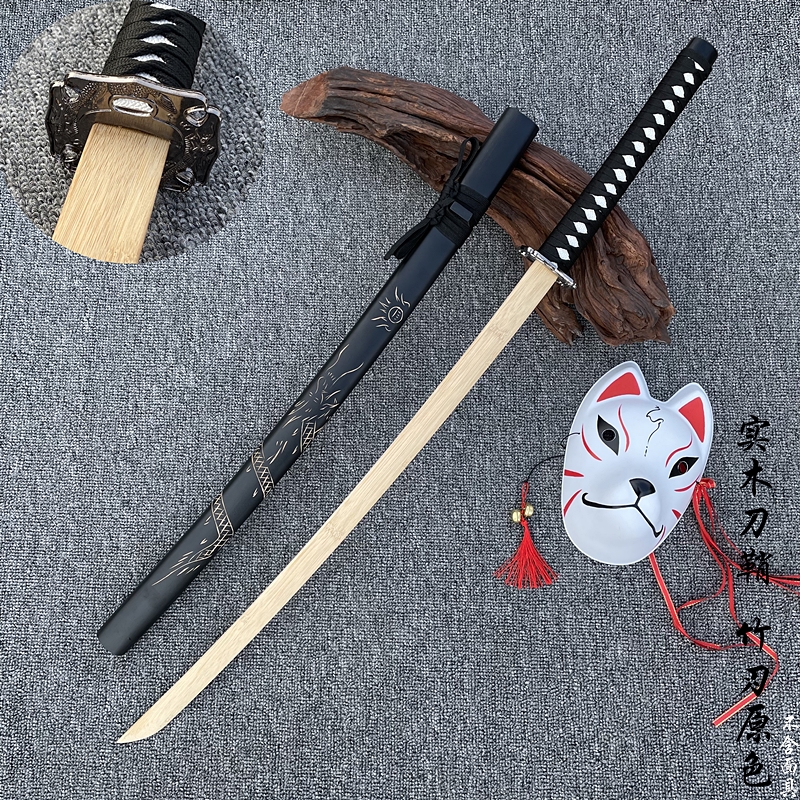 Dragon Soul With Sheath 100CmSheath Juhe Dao Kendo Japan TOYO Bushi blade practice wood cutter bamboo collect knife train drawing Sword No cutting edge