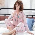 Đồ ngủ siêu mỏng của phụ nữ mùa hè cotton lụa vải ngủ - Pyjama quan lot nam Pyjama