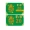 Mahjong chip thẻ phòng nhựa PVC thay thế ramie vàng không bọ cạp trẻ em có thể được tùy chỉnh logo - Các lớp học Mạt chược / Cờ vua / giáo dục chip chơi bài