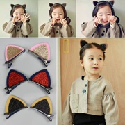 Trẻ em Hàn Quốc kẹp tóc tiara tai mèo kẹp tóc công chúa tóc phụ kiện cô gái bé Hàn Quốc phiên bản của cô bé dễ thương đồ trang sức