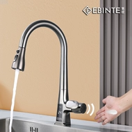 Yibi đồng đầy đủ súng màu xám bếp xoay vòi kéo nóng lạnh màn hình kỹ thuật số bồn rửa bát vòi ban công vòi cảm ứng inax