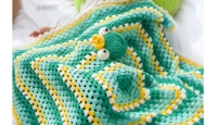 Плетеный крючок для вязания ручной работы, электронный постер, детское одеяло, «сделай сам», лягушка